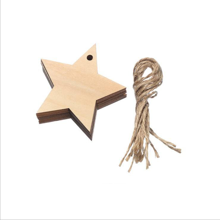 Wooden hang tag christmas tree pendant home christmas decoration pendant