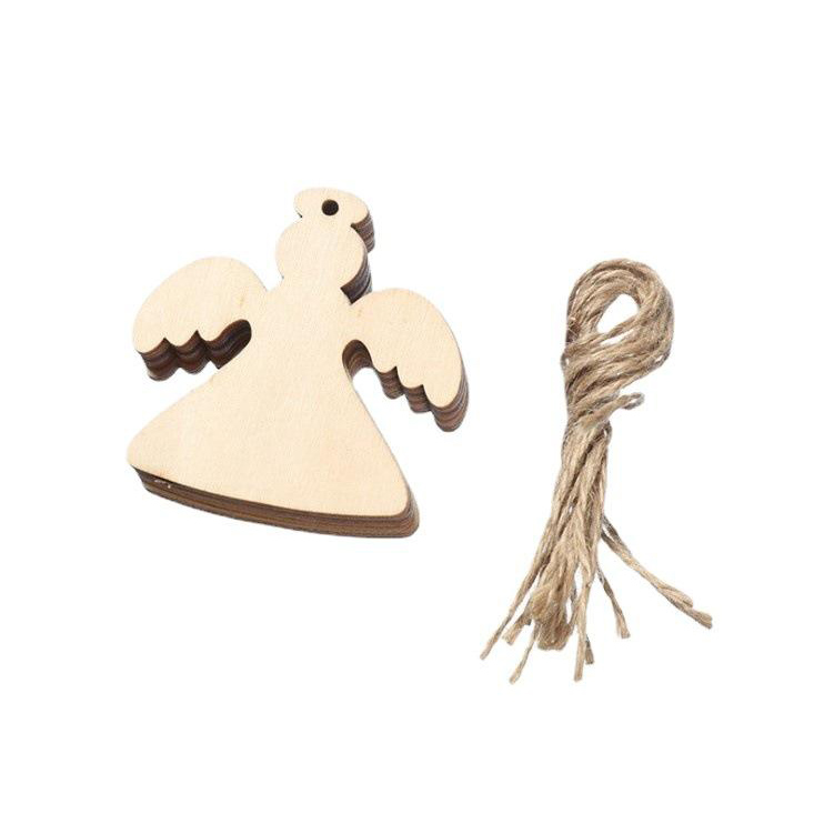 Wooden hang tag christmas tree pendant home christmas decoration pendant