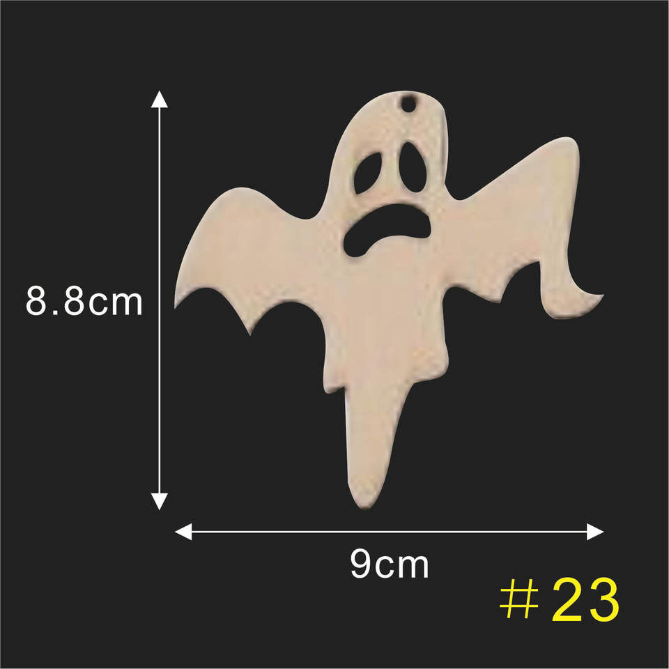 2020 creative wooden crafts holiday party decoration pendant halloween decoration wooden